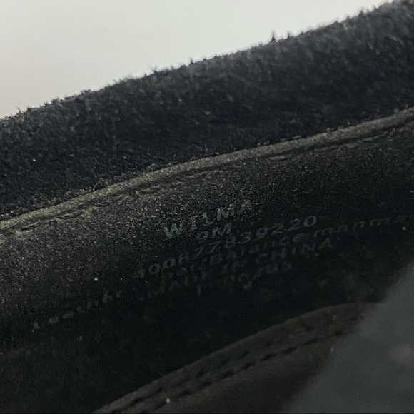 Villager Liz Claiborne Wilma Black Leather Loafers - Picture 8 of 11